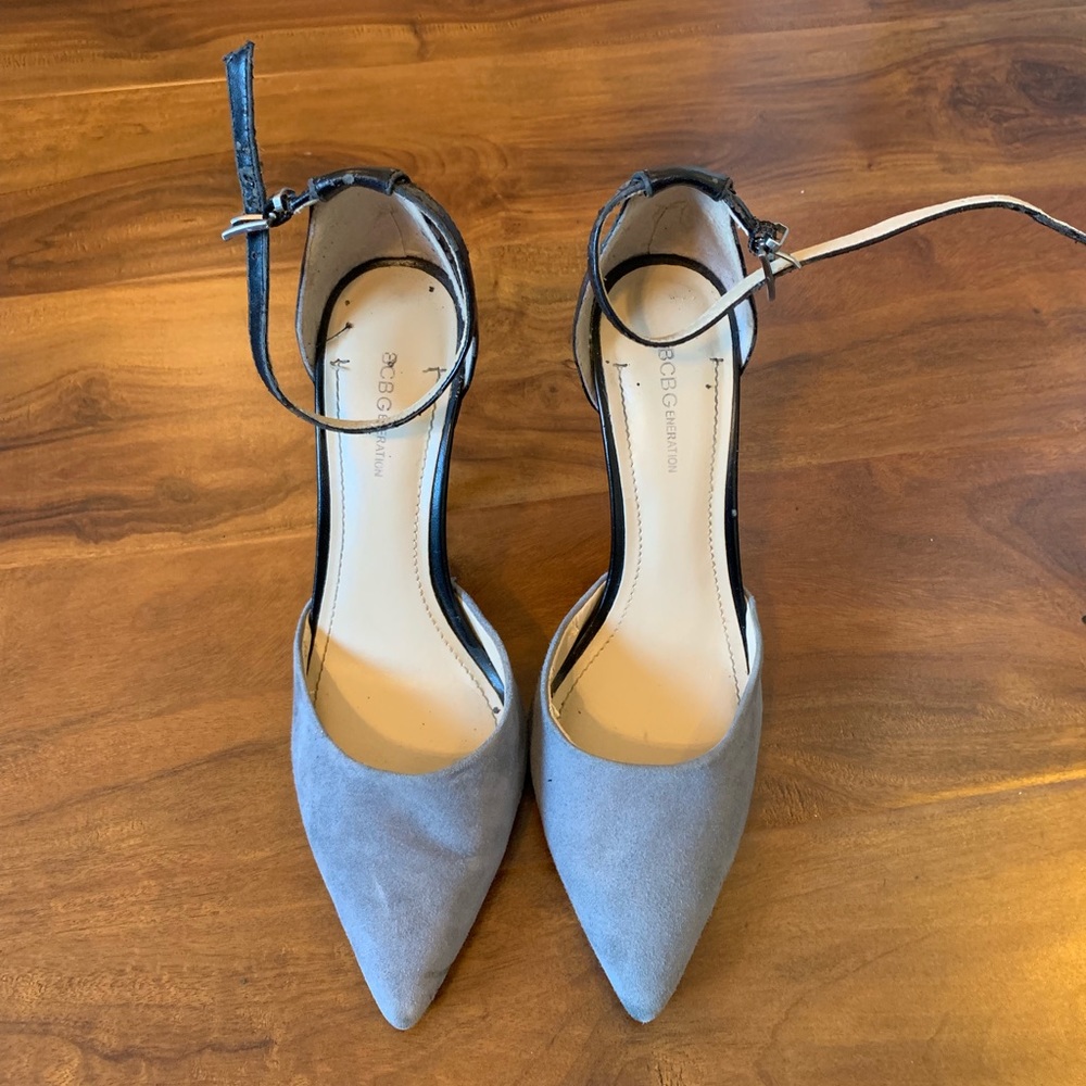 BCBGeneration Blue Suede Pumps Size 6